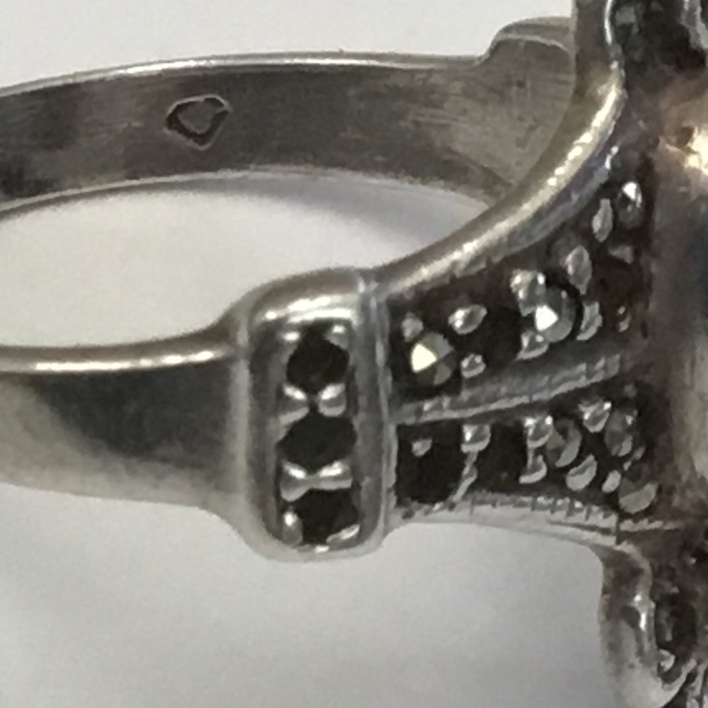 Sterling Silver And Abalone Ring - image 8